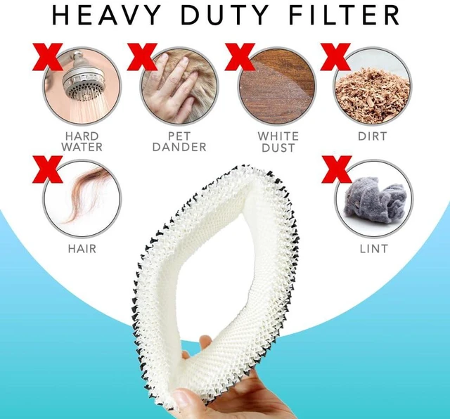 Alt view image 6 of 6 - Replacement Humidifier Filter HWF62 Compatible with Holmes HWF62 HWF62CS HWF62D SF212 SCM1100 SCM1701 SCM1702 & More (2)