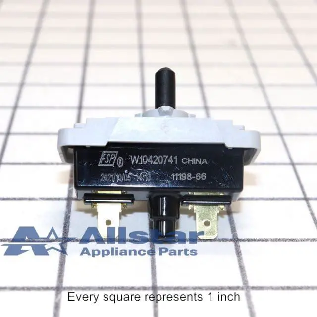 Alt view image 3 of 4 - WPW10420741 Dryer Start Switch