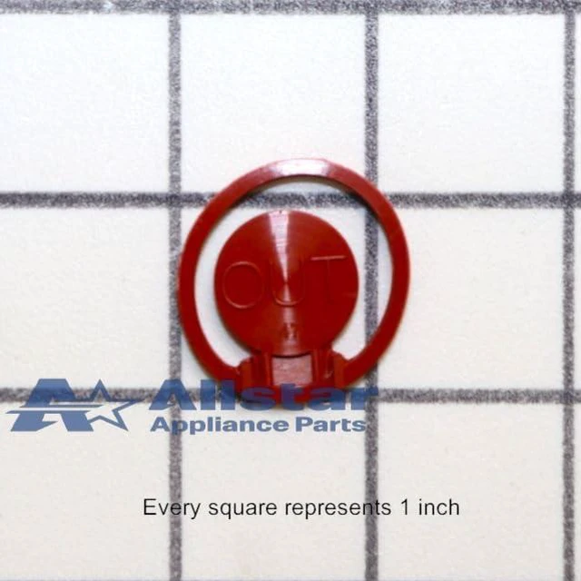 Alt view image 3 of 4 - WD01X10175 Dishwasher Check Flapper Valve, Pump Inlet
