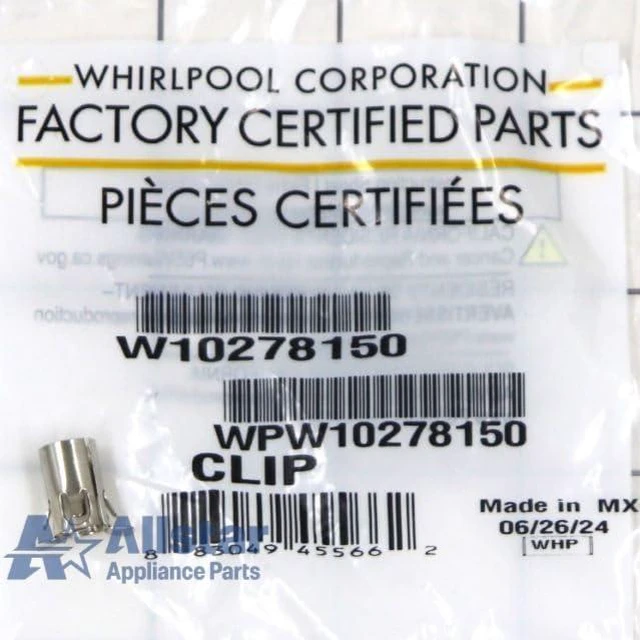 Alt view image 2 of 5 - WPW10278150 Range Mounting Clip