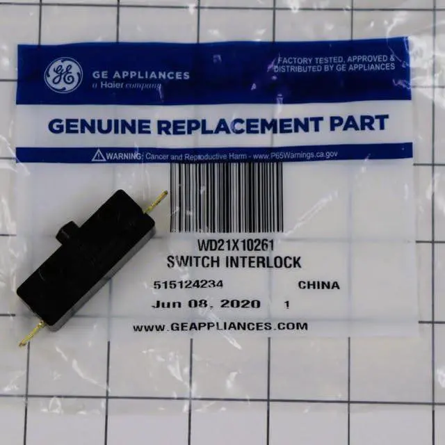 Main image of WD21X10261 Dishwasher Interlock Switch