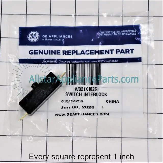 Alt view image 2 of 3 - WD21X10261 Dishwasher Interlock Switch