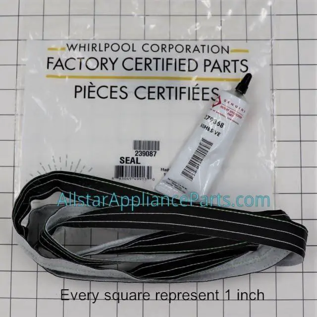 Alt view image 2 of 4 - 239087 Dryer Rear Drum Felt Seal with Adhesive
