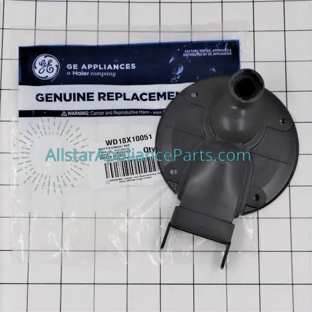 Alt view image 2 of 5 - WD18X10051 Dishwasher Conduit Adapter