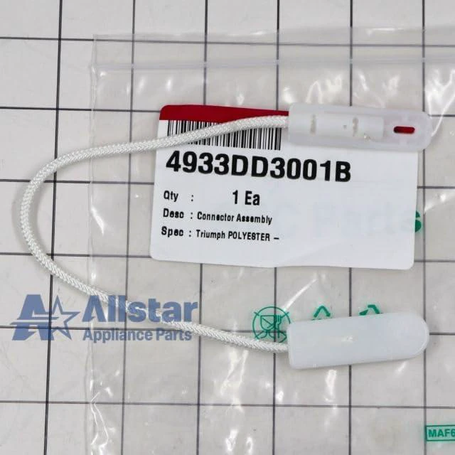 Alt view image 2 of 4 - 4933DD3001B Dishwasher Hinge Cable Assembly