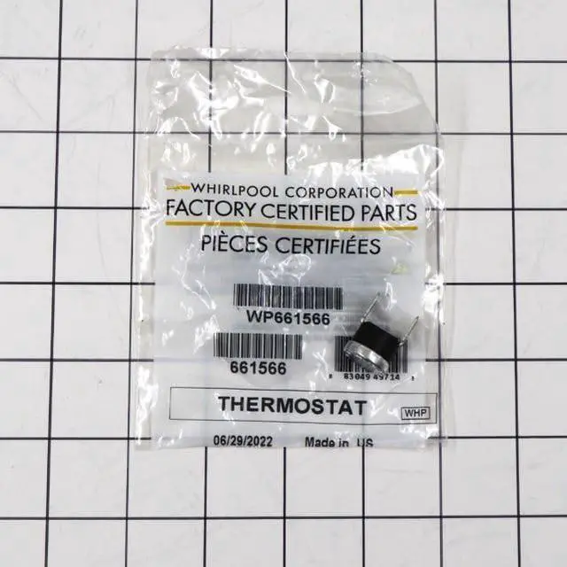 Main image of WP661566 Dishwasher High Limit Thermostat