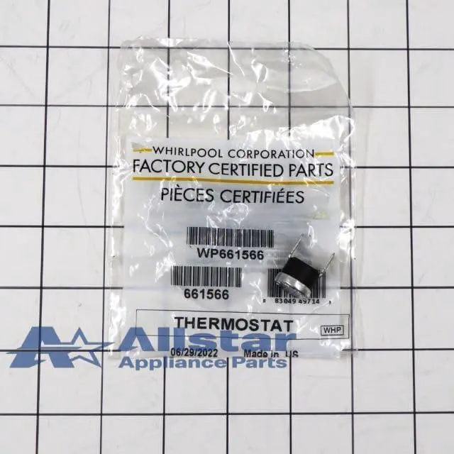Alt view image 2 of 6 - WP661566 Dishwasher High Limit Thermostat