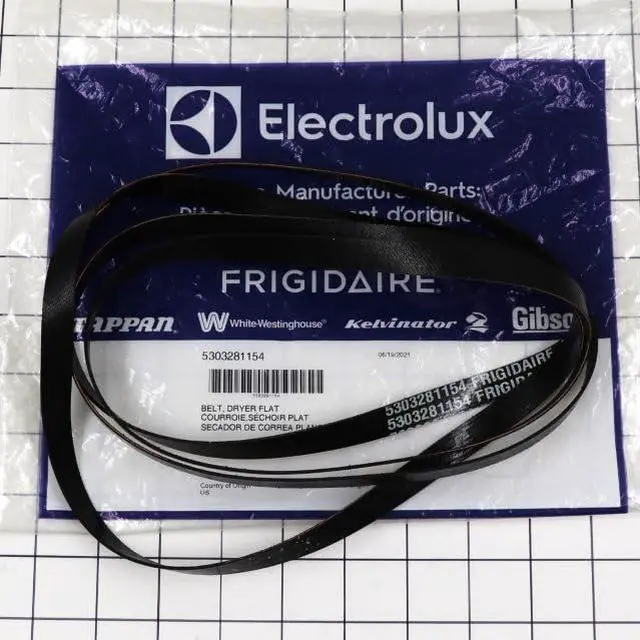Main image of 5303281154 Dryer Flat Drive Belt