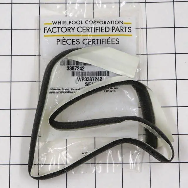 Main image of WP3387242 Dryer Front Panel Felt Seal