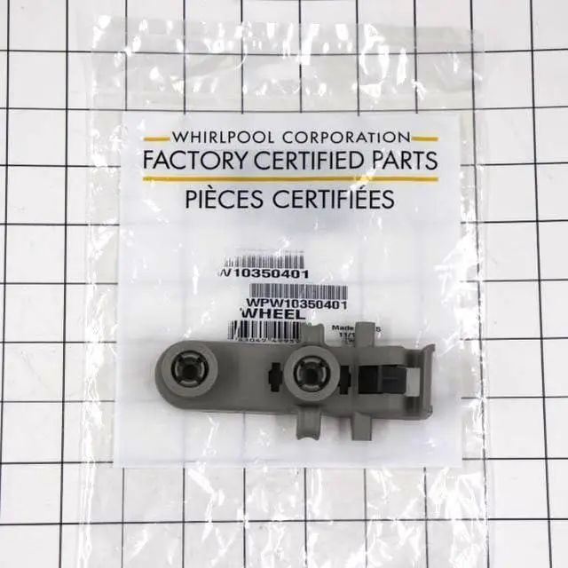 Main image of WPW10350401 Dishwasher Rack Roller Wheel
