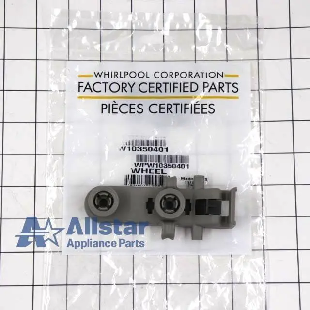 Alt view image 2 of 4 - WPW10350401 Dishwasher Rack Roller Wheel