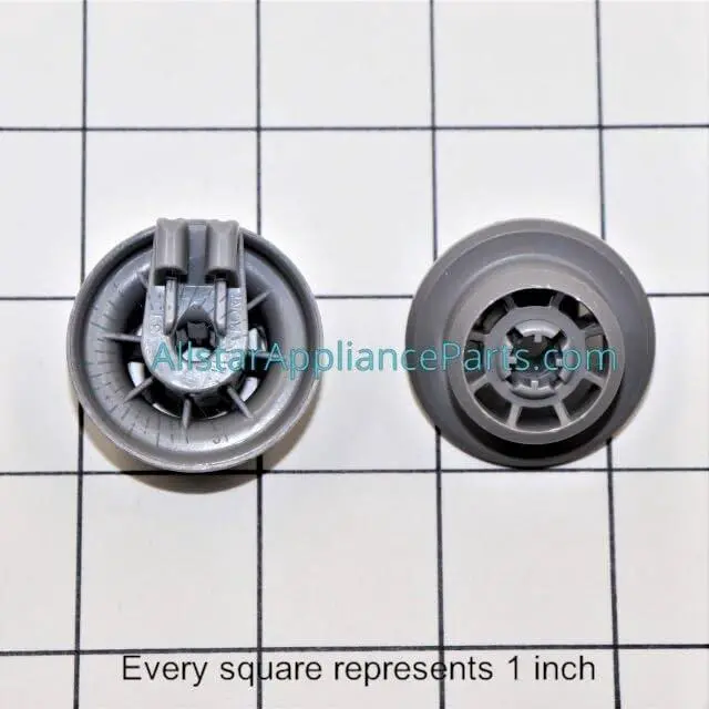Alt view image 2 of 5 - 00165314 Dishwasher Lower Dishrack Wheel (2 PACK)