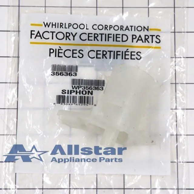Alt view image 5 of 5 - WP356363 Dryer Siphon Break