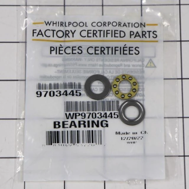 Main image of WP9703445 Dishwasher Thrust Bearing