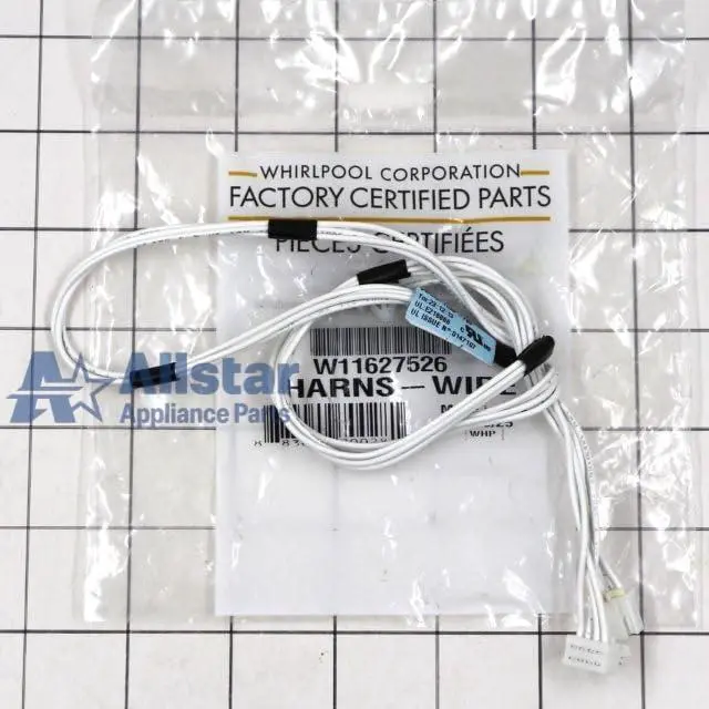 Alt view image 2 of 5 - W11627526 Dishwasher Outer Door Wire Harness