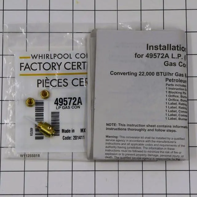 Main image of 49572A Dryer Propane Conversion Kit