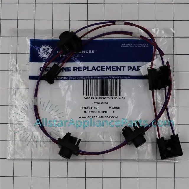 Alt view image 2 of 4 - WB18X31213 Range Ignition Switch and Harness