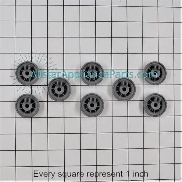 Alt view image 3 of 4 - 12004485 Dishwasher Dishrack Roller 8 Pack