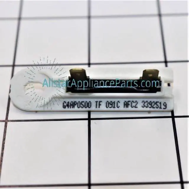 Alt view image 4 of 4 - WP3392519 Dryer Thermal Fuse