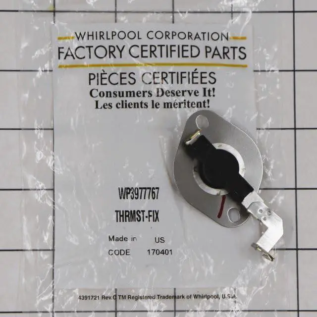 Main image of WP3977767 Dryer High Limit Thermostat