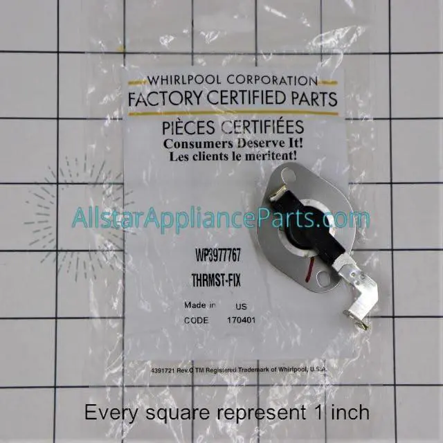 Alt view image 2 of 5 - WP3977767 Dryer High Limit Thermostat