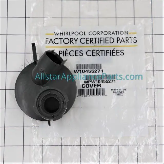 Alt view image 2 of 5 - WPW10455271 Dishwasher Pump Housing