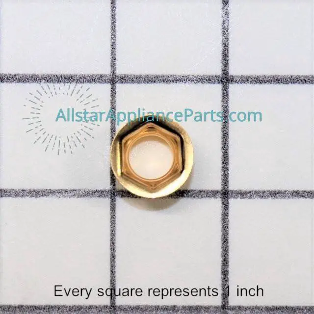 Alt view image 4 of 5 - 154106202 Dishwasher Heating Element Nut