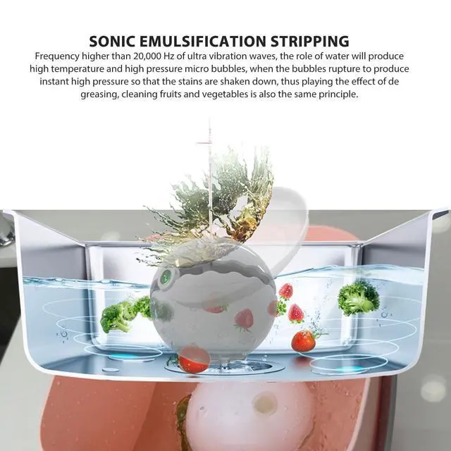 Alt view image 3 of 6 - Dishwasher for Kitchen Sinks Compact USB Powered Device for Dishes Plates and Utensils