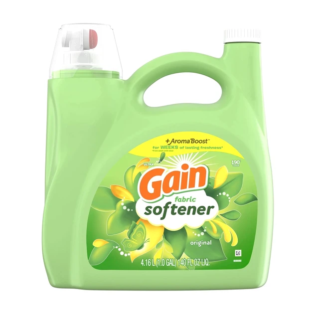 Alt view image 4 of 6 - Gain Liquid Laundry Fabric Softener and Conditioner, Original Scent, 140 fl oz, 190 Loads