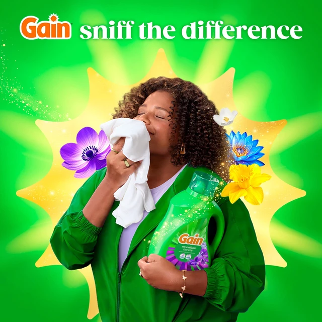 Alt view image 4 of 7 - Gain Laundry Detergent Liquid, Now with Odor Defense, Moonlight Breeze Scent, 39 fl oz, 29 Loads