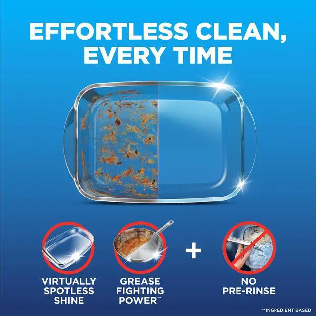 Alt view image 7 of 7 - Finish Power Dishwasher Pods, No Pre-Rinse Dishwasher Detergent Tabs Soap, Deep Clean, 18 Count