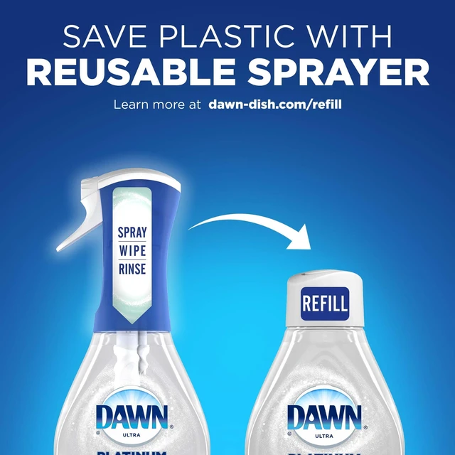 Alt view image 5 of 7 - Dawn Free & Clear Power Wash Dish Spray, Dish Soap, Pear Scent Refill, 16oz