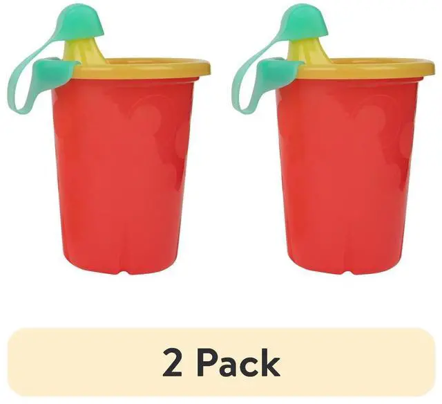 Main image of (2 pack) Take & Toss Sippy Cups, 10 oz Toddler Cups 4 Pack
