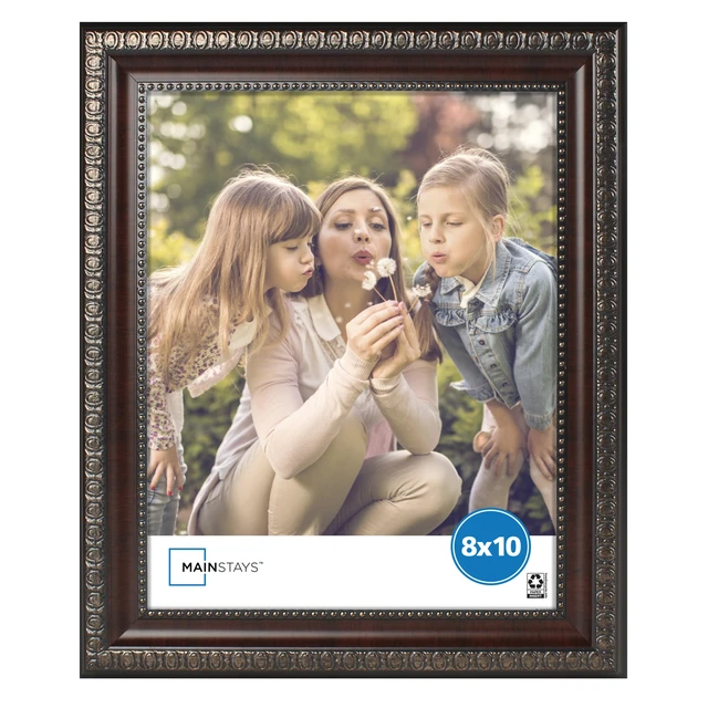Alt view image 7 of 7 - 8 x 10 Inch Tabletop Picture Frame, Mahogany Finish Desktop Photo Display Frame for Home Decor