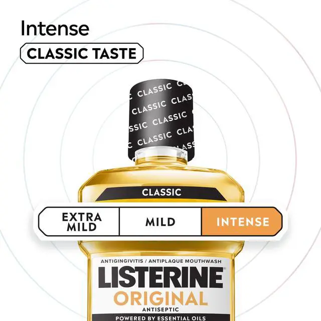 Alt view image 5 of 6 - Listerine Original Intense Antiseptic Mouthwash for Bad Breath & Plaque Oral Care, 1.5 L