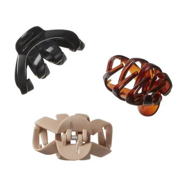 Alt view image 5 of 6 - (2 pack) Scunci Octopus Claw Clip, Multicolor, 3 Count