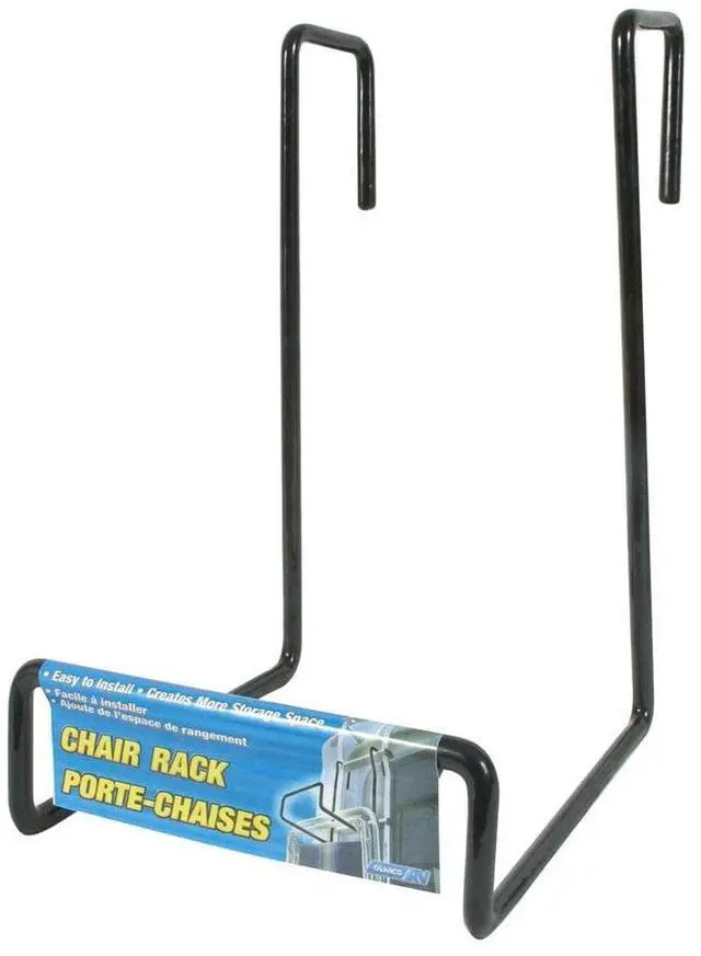 Alt view image 3 of 3 - Camco Heavy Duty RV Ladder Chair and Bike Rack, Polymer-Covered Steel, Fits All Ladders, Holds Up to 4 Chairs (51490)