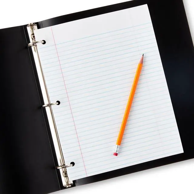 Alt view image 2 of 7 - (6 pack) Pen+Gear Poly Standard 1" Round-Ring Binder, Black