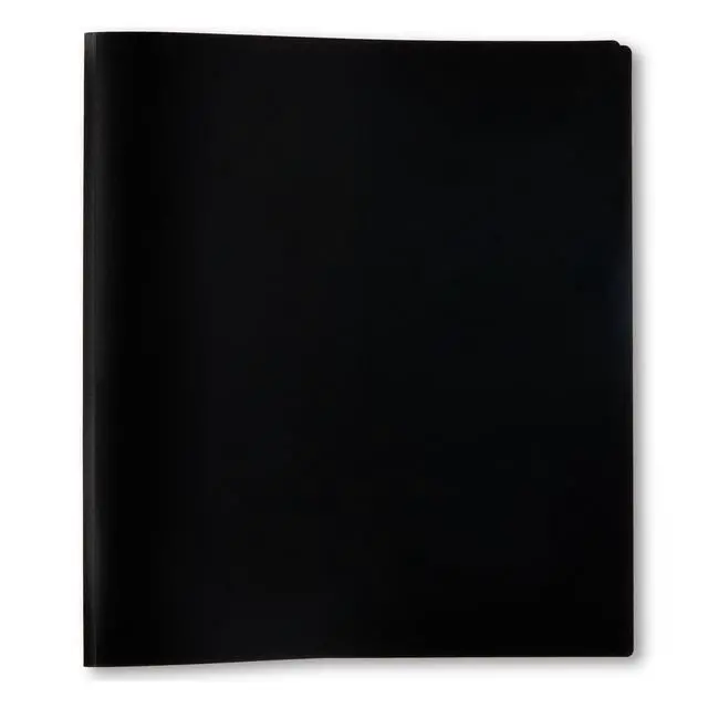 Alt view image 6 of 7 - (6 pack) Pen+Gear Poly Standard 1" Round-Ring Binder, Black