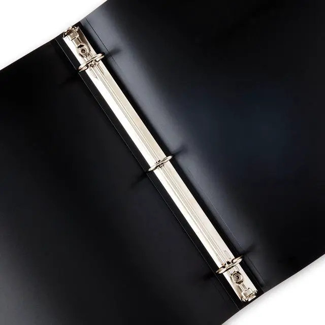 Alt view image 4 of 7 - (6 pack) Pen+Gear Poly Standard 1" Round-Ring Binder, Black