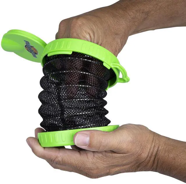 Alt view image 3 of 6 - Flambeau Outdoors, Cricket Storage Puck, Collapsible, 6057BC, 1 Piece, Live Bait Storage, Plastic