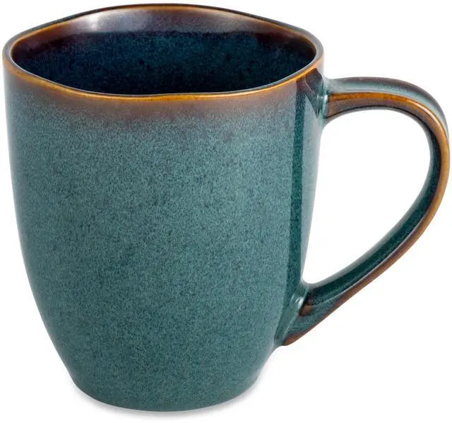 Main image of Yellowstone 15 fl oz Dutton Reactive Ceramic Mug Rustic Design