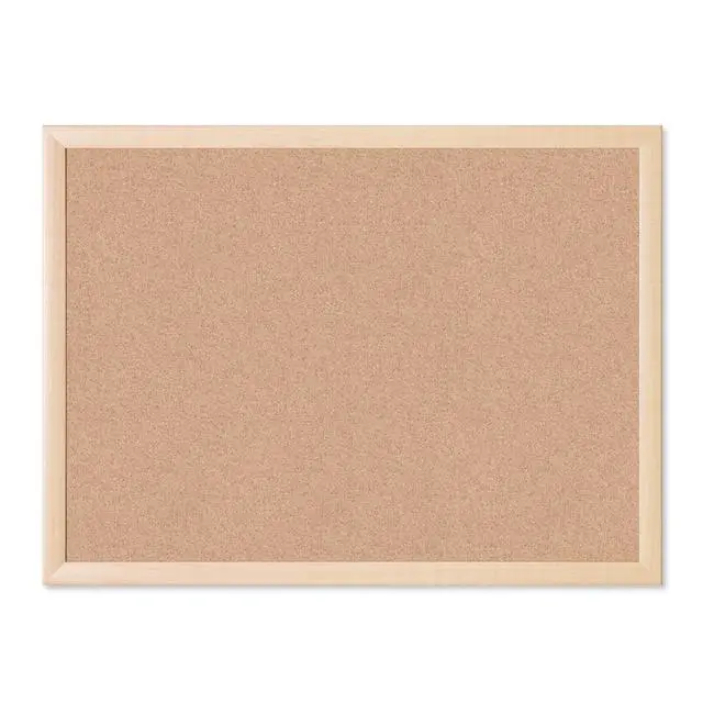 Alt view image 7 of 7 - U Brands Cork Bulletin Board with Natural Maple Wood-Style Frame, 17 x 23 inch