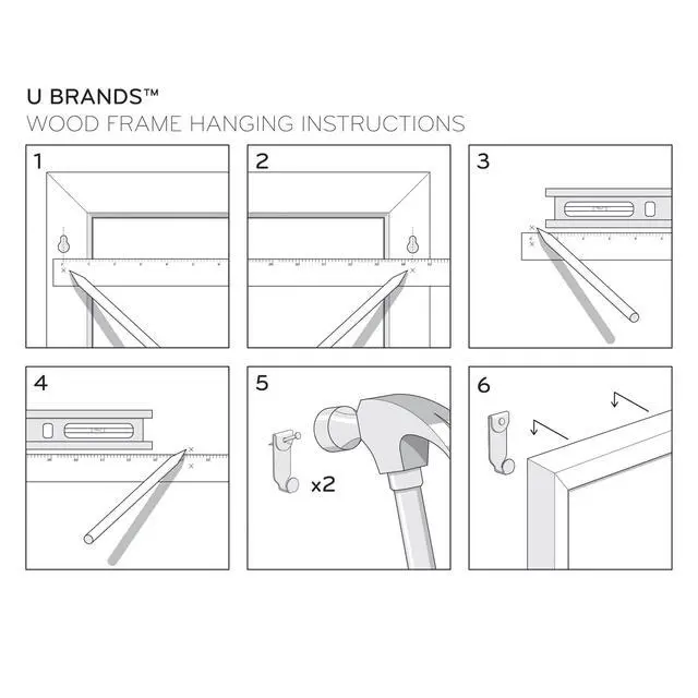 Alt view image 4 of 7 - U Brands Cork Bulletin Board with Natural Maple Wood-Style Frame, 17 x 23 inch