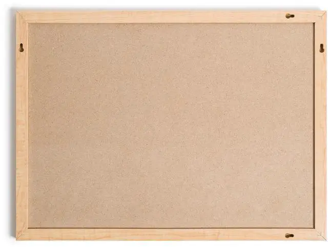 Main image of U Brands Cork Bulletin Board with Natural Maple Wood-Style Frame, 17 x 23 inch