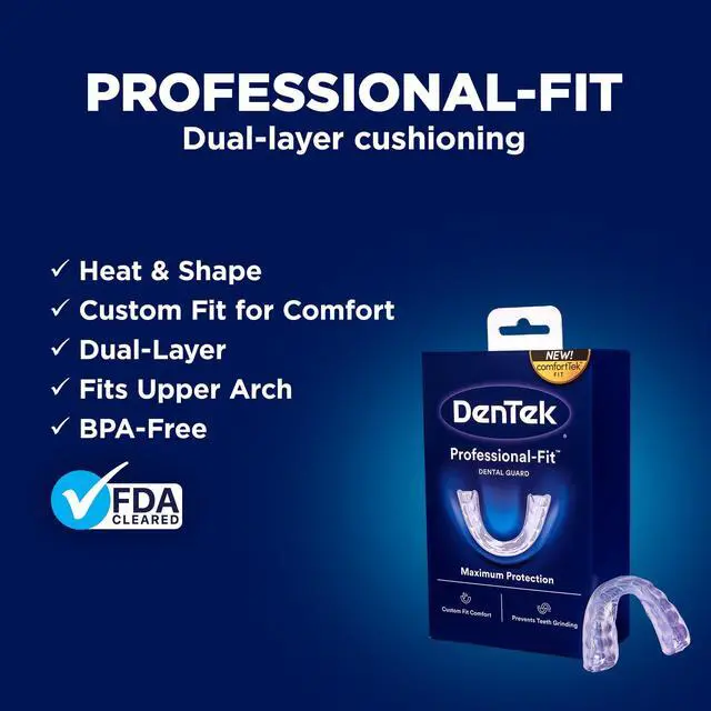 Alt view image 3 of 6 - DenTek Professional-Fit Dental Guard for Teeth Grinding, 1 Count