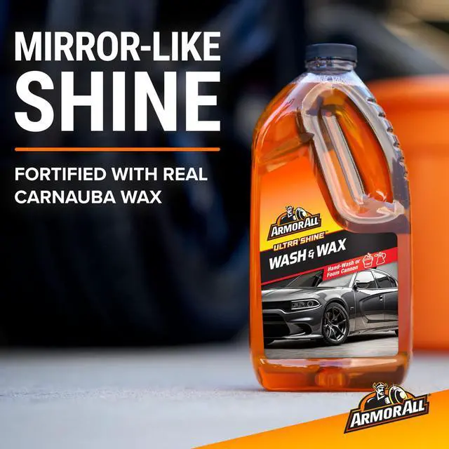 Alt view image 3 of 5 - Armor All Ultra Shine Car Wash and Wax, 64 fl oz Bottle