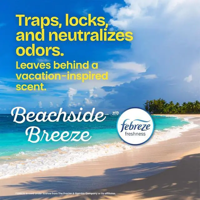 Alt view image 2 of 6 - Glad Odorshield Small Drawstring Trash Bags, 4 Gal, Febreze Beachside Breeze, 34 Ct, Pack May Vary