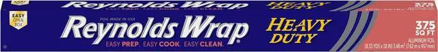 Main image of Reynolds Wrap Heavy Duty Aluminum Foil Roll, 18 Inch Wide, 37.5sq ft