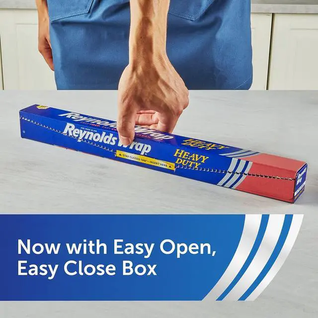 Alt view image 3 of 6 - Reynolds Wrap Heavy Duty Aluminum Foil Roll, 18 Inch Wide, 37.5sq ft